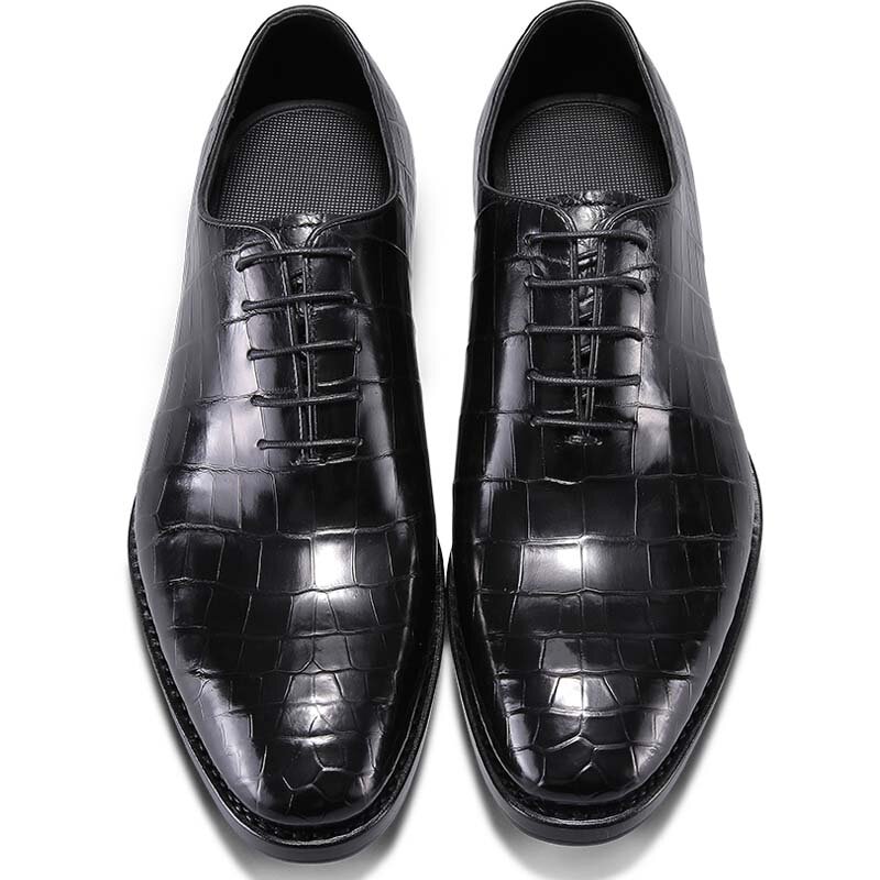 Новое поступление, Крокодиловая обувь KEXIMA cestbeau, мужская обувь из крокодиловой кожи, мужские официальные туфли ручной работы