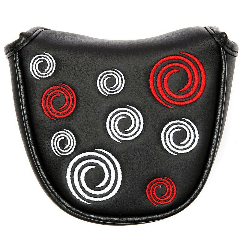 1 pz Golf Head Cover Golf Mallet Putter Covers sintetico Pu Leather Multi Style Color Headcover chiusura magnetica personalizzata