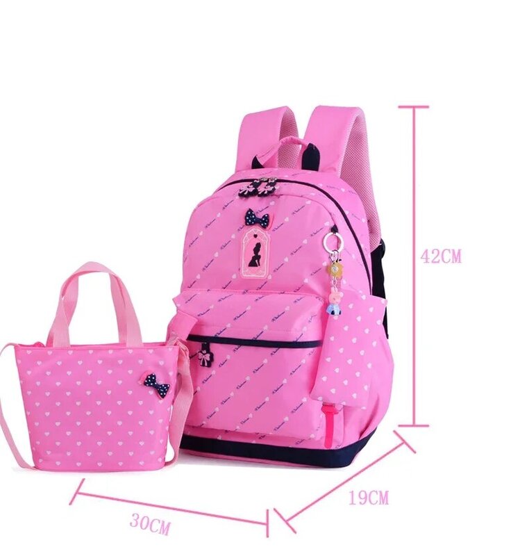 حقائب مدرسية بكتف واحد للرجال والنساء ، حقيبة سفر للطلاب ، حقائب ظهر للرجال ، حقيبة كبيرة للأولاد ، 3 * * لكل مجموعة