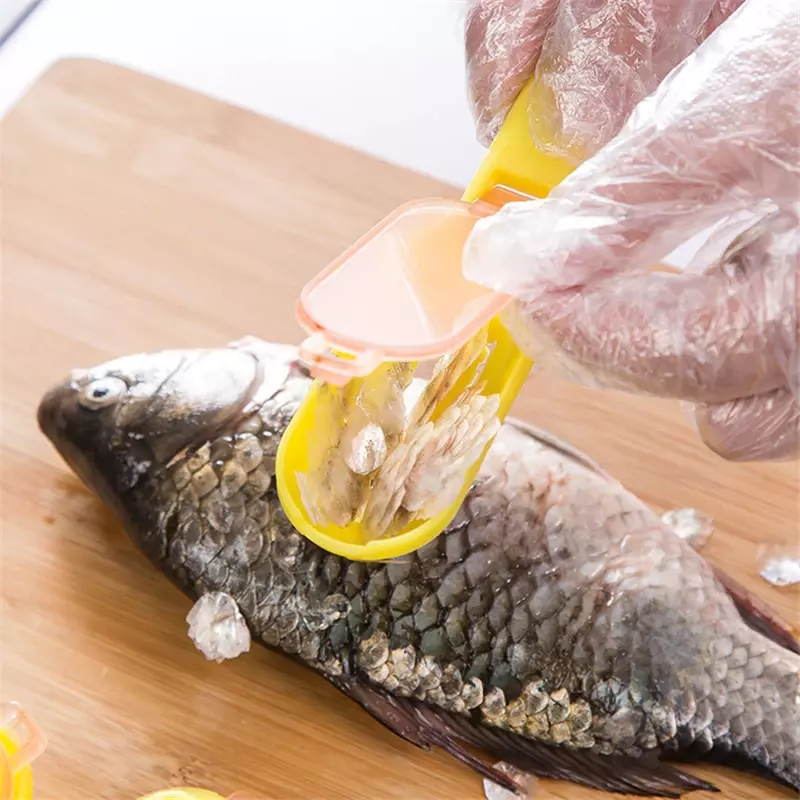 1274 multifunzionale squame di pesce copertura per piallatura raschietto Scraping Scale Kill Fish Brush strumenti per la pulizia cucina accessori per la cottura