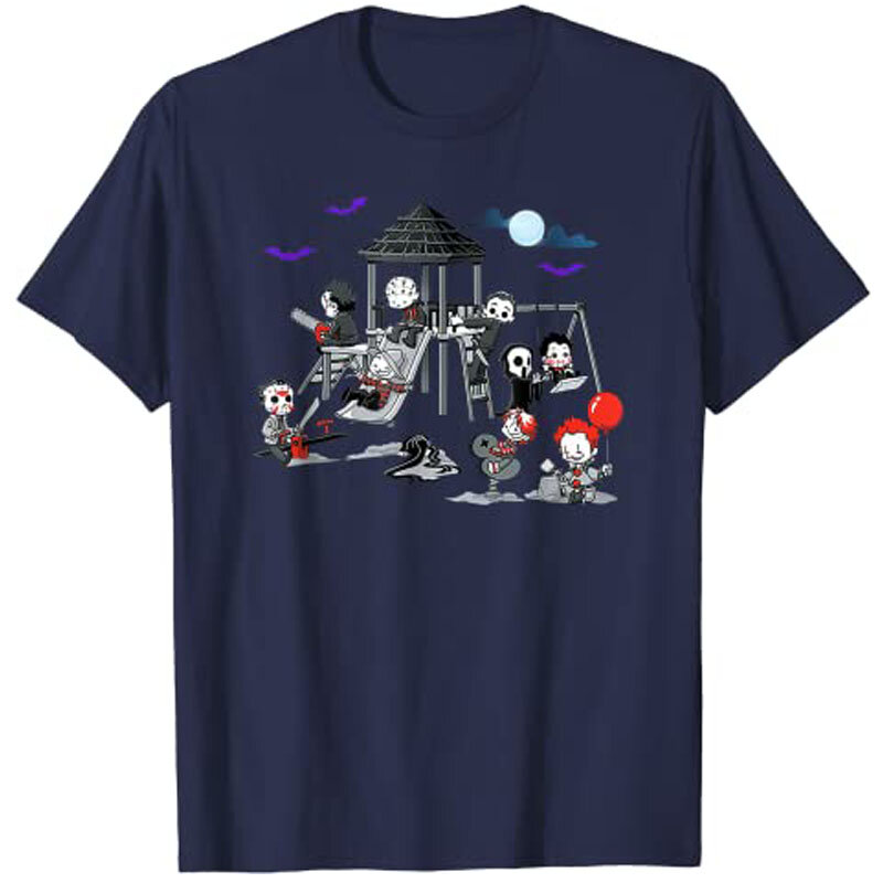 Horror Clubhouse w parku kostium na Halloween prezent T-Shirt