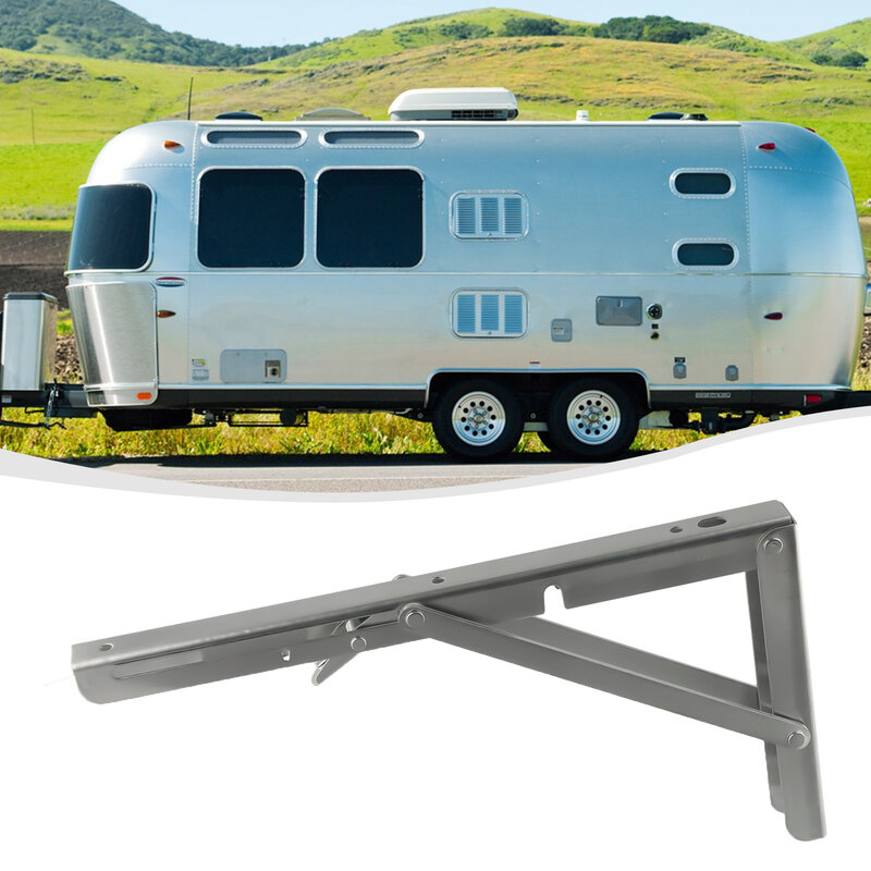 Opvouwbare Standaard Robuust Roestvrijstalen Opvouwbare Standaard Voor Camper Caravan Eenvoudig Te Installeren Compatibel Met Verschillende Modellen