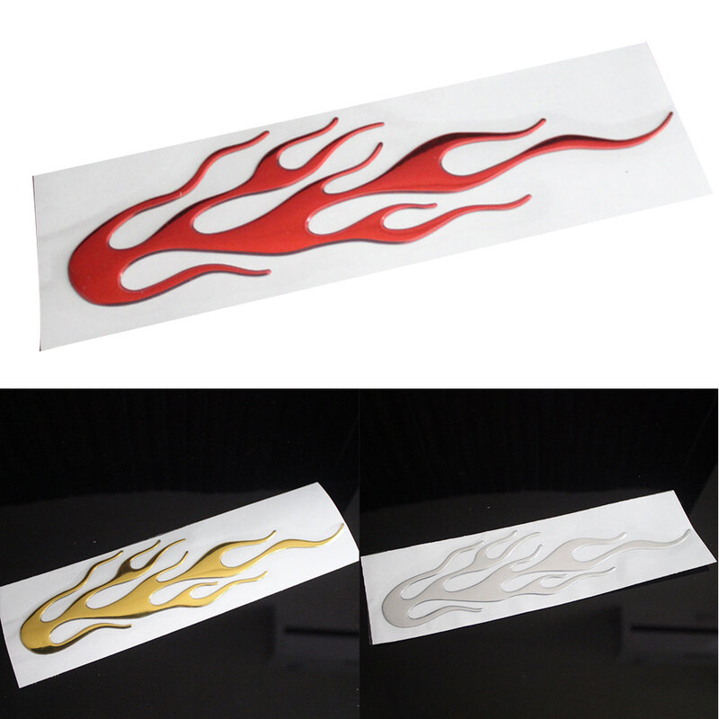 Vendita calda più nuovo all'ingrosso nuovo di zecca 3D Flame Decal Sticker 3D Flame individualed riflettente Sticker Graphics