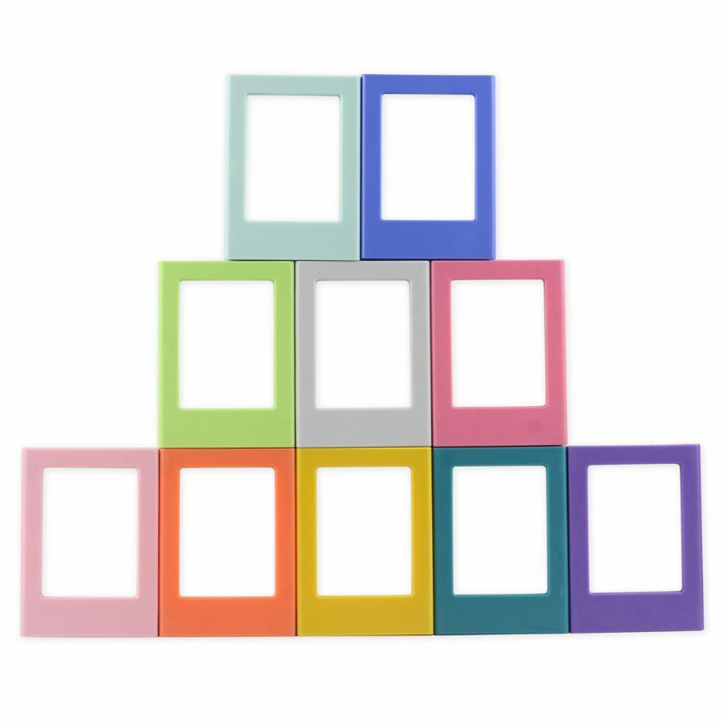 Colorido Magnetic Picture Frames, Photo Frame para geladeira, fotos perfeitas e memórias, família, 3"