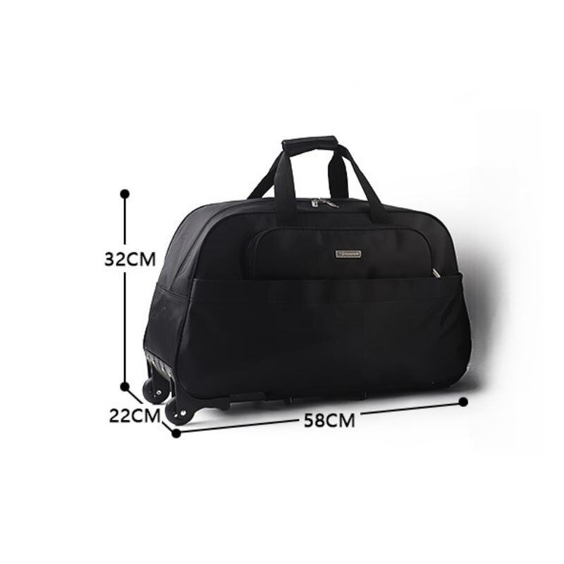 Large Capacity Men Trolley Bag Portable Waterproof Travel Suitcase Women Rolling Luggage With Wheels Carry-On Bags