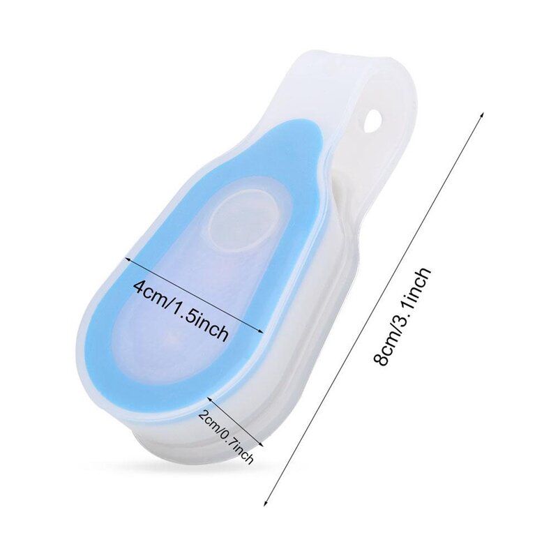 LED Safety Light Battery Powered Clip-on Magnetic Silicone Lights 3 Light Modes Flashlight for Hiking Walking Running Jogging