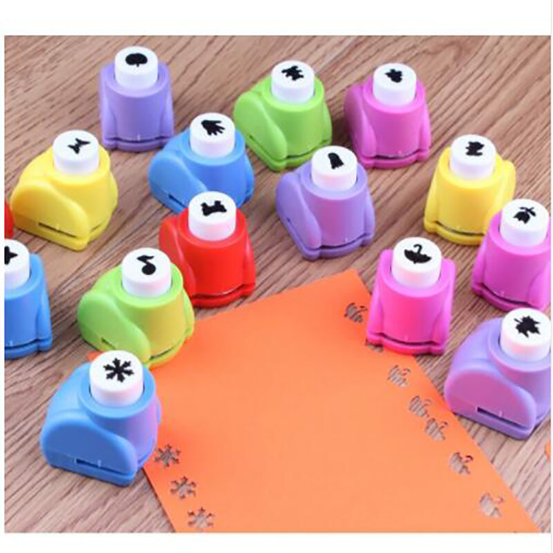 1 PCS Kid Child Mini Printing Paper Hand Shaper Scrapbook Tags Cards Craft DIY Punch Cutter Tool 16 Styles