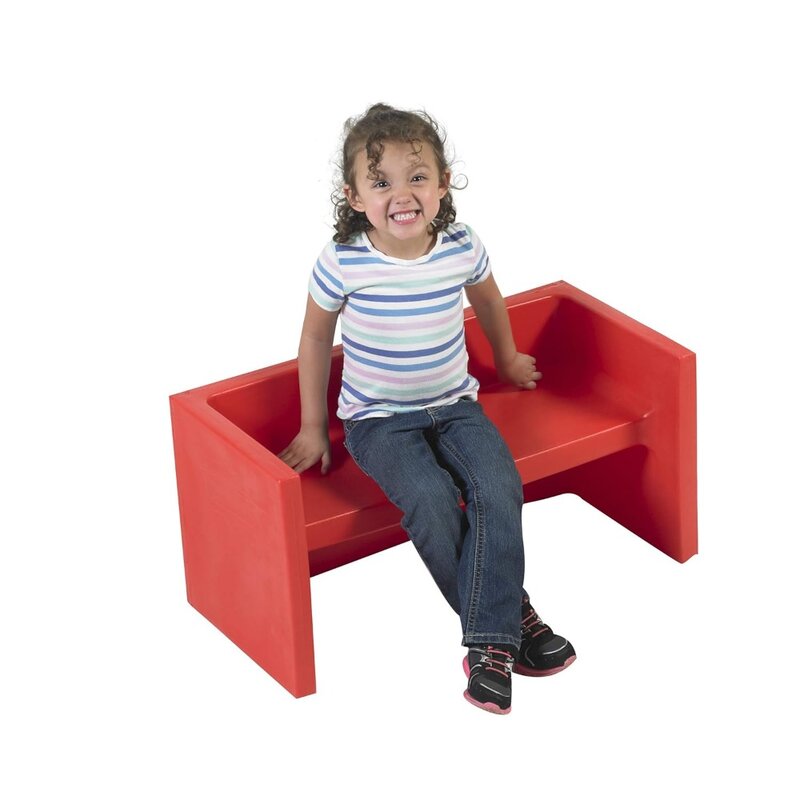 子供のための教室の椅子、柔軟な座席、子供のスツール、青い木の家具、就学前と日のケア