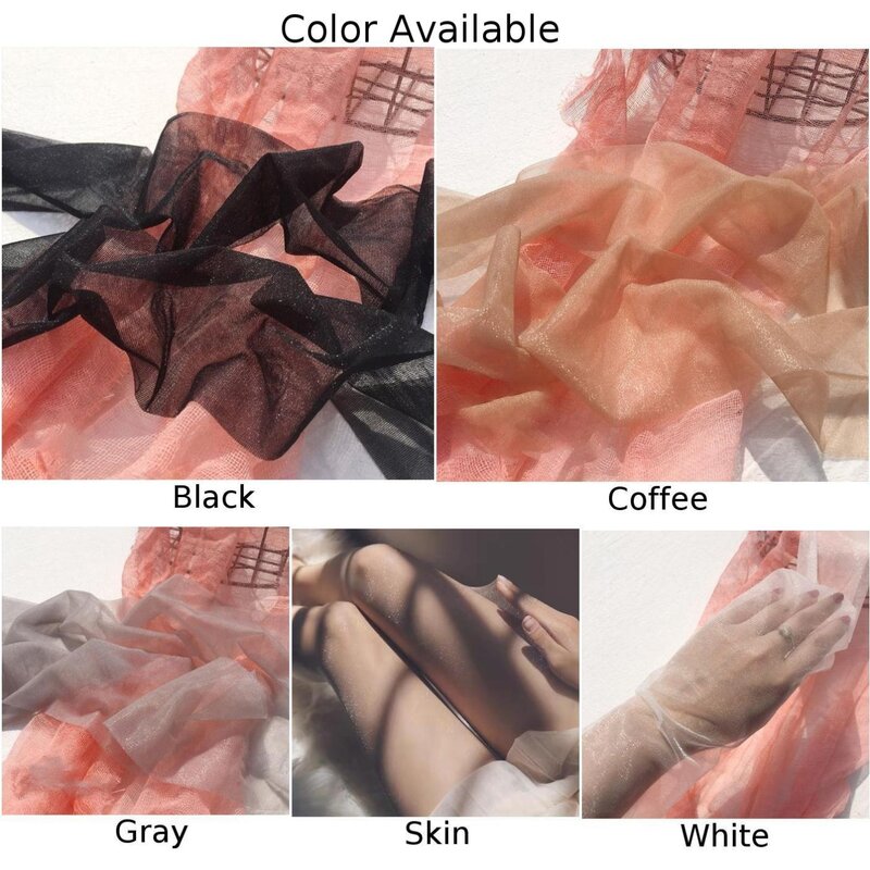 Night Party Essentials Shimmering Pantyhose for Women Glittery and Seductive Stockings (Skin Coffee) Free Size