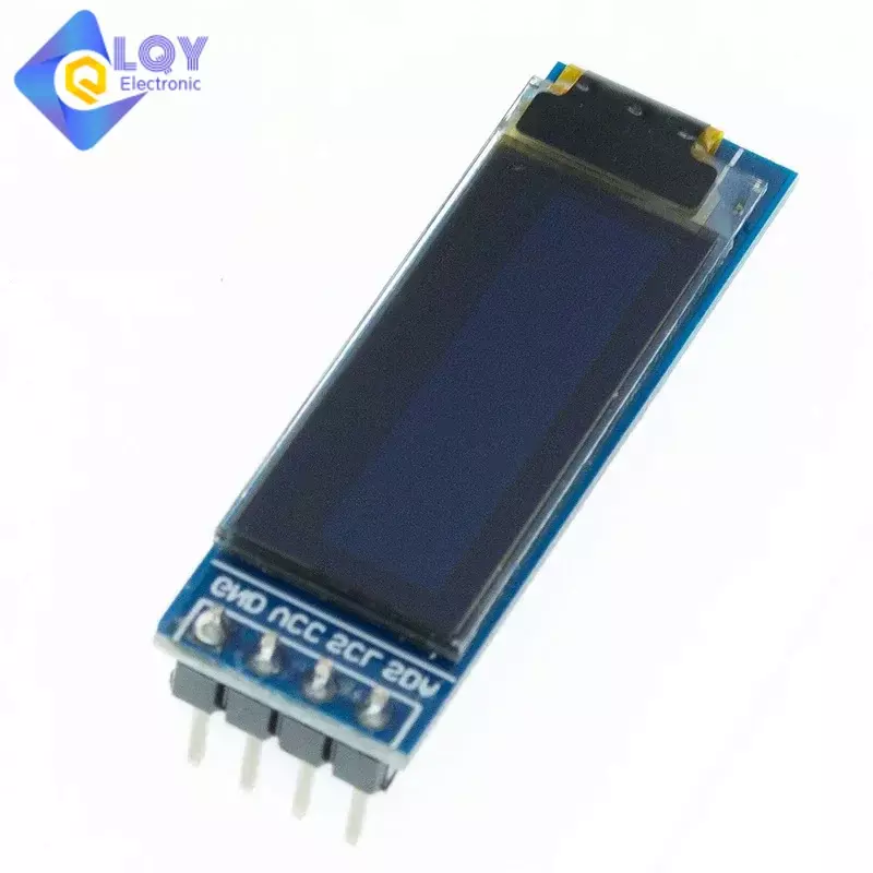 Lqy โมดูล OLED ขนาด0.91นิ้ว0.91 "สีขาว/น้ำเงิน128X32จอ LCD โมดูลแสดงผล LED โมดูล Iic สื่อสารสำหรับ ardunio