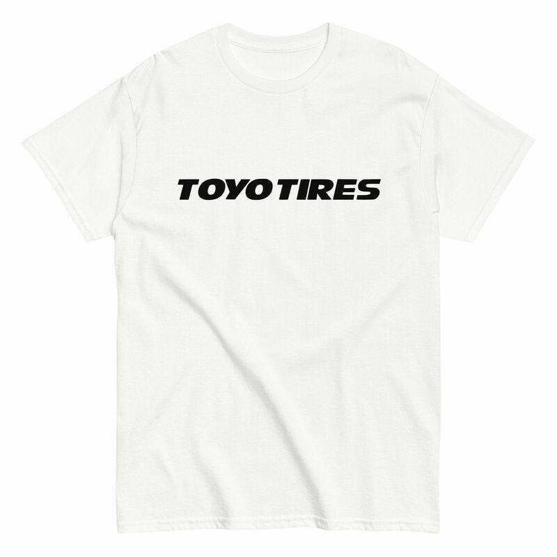 Гоночная футболка с шинами Toyo Jdm, машина Форсаж