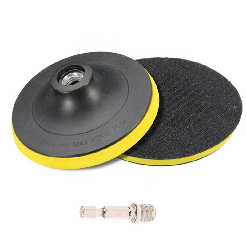 Wide Applications, Marble, Automotive, Wood Floor Polishing, 5 Inch 125mm Hook And Loop Buffing Pad Rotary Backing Pad