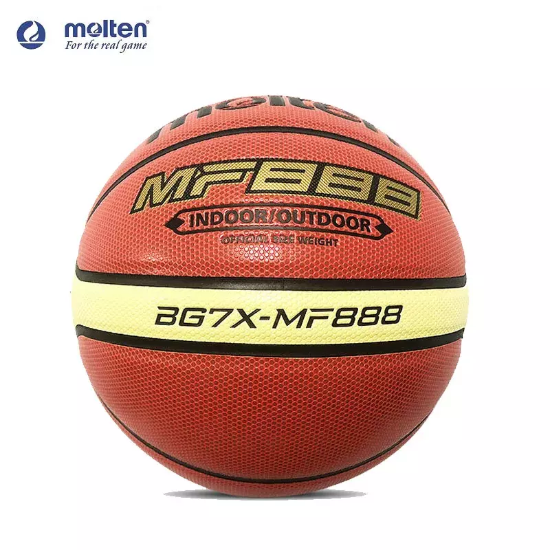 Fundido-Non-Slip PU Leather Basketball, Indoor e Outdoor jogo de treinamento, resistente ao desgaste, original, oficial, BG7X-MF888