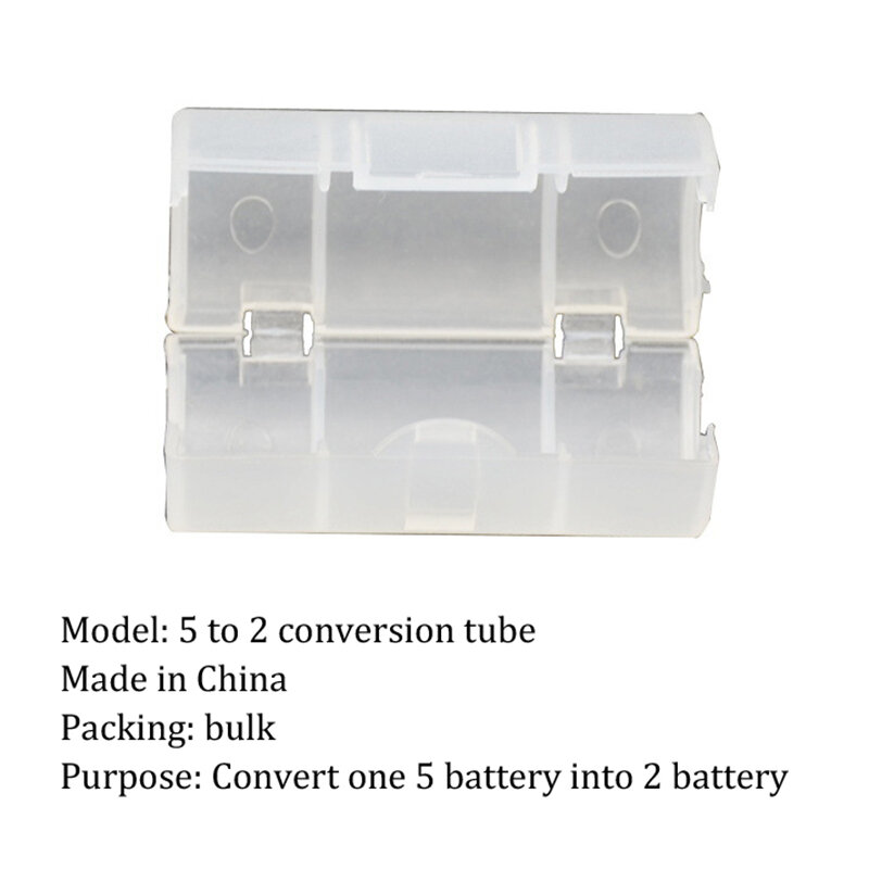 1Pcs AAA to AA/AA to C/D Battery Conversion Adapter Switcher Converter Case Box Holder Converter Case