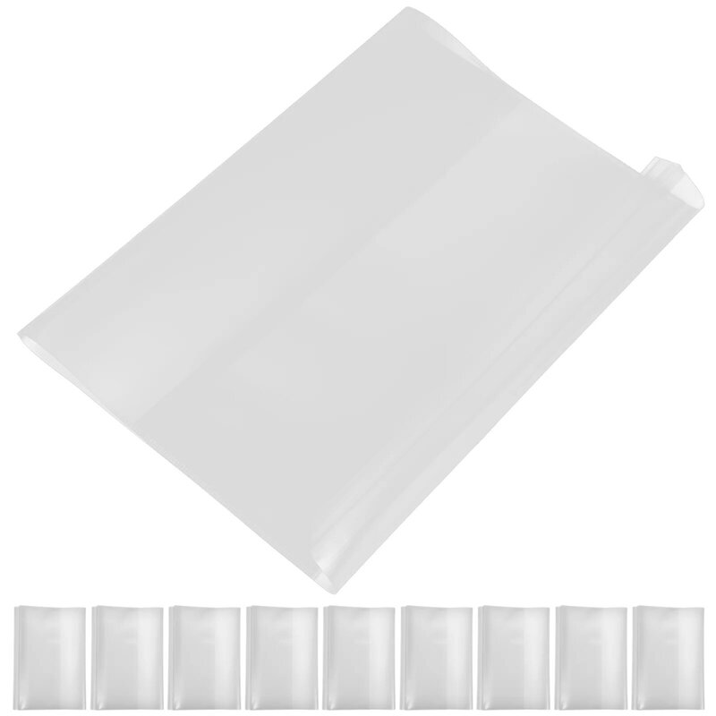 Clear Sleeve Plastic Covers para Livros Escolares, Capa de Proteção para Cadernos De Alunos, A5 Account Book, Capas para Textbook