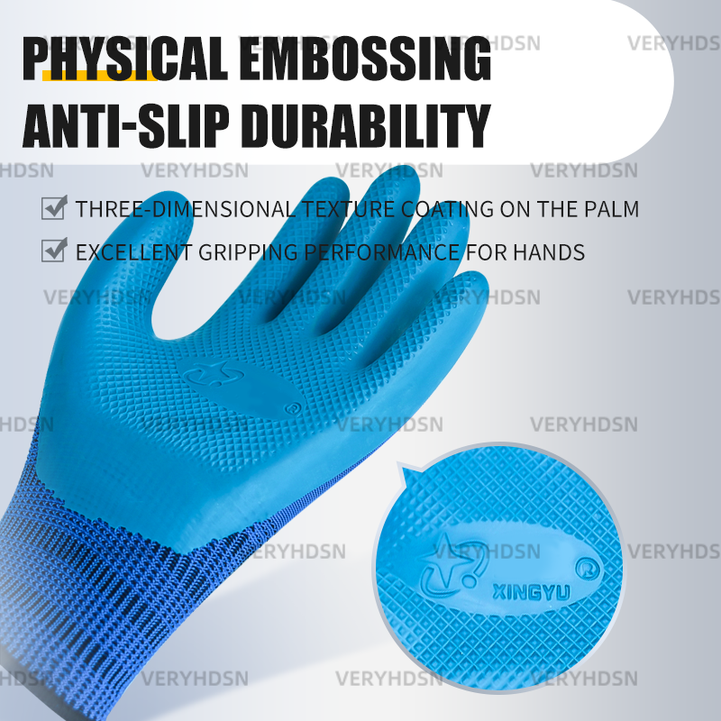 3 Paar leichte Arbeits handschuhe Polyurethan beschichtete Hochleistungs-Strick-Handgelenks manschette Touchscreen fester rutsch fester Griff schnitt fest