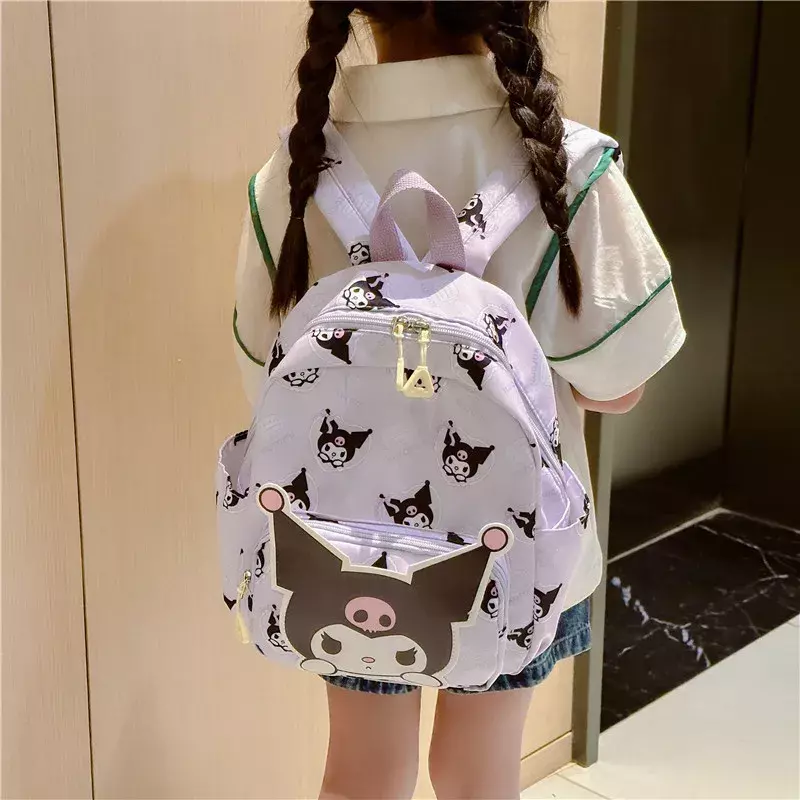 Kawaii Sanrio сумка Cinnamoroll рюкзак школьный рюкзак для детей милый Kuromi студент большой емкости Наплечные сумки для детей Подарки для детей