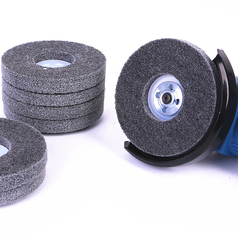 1 pz fibra ruota angolo ruota in Nylon lucidatura ruota in fibra metallo e lavorazione del grano del legno lucidatura sbavatura