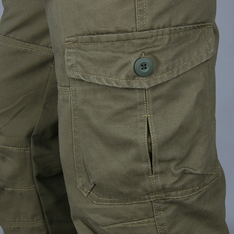 Car Driver Convenient Crotch Zipper Opening Pants Men Black Cotton Ix9 Streetwear Autumn Overalls