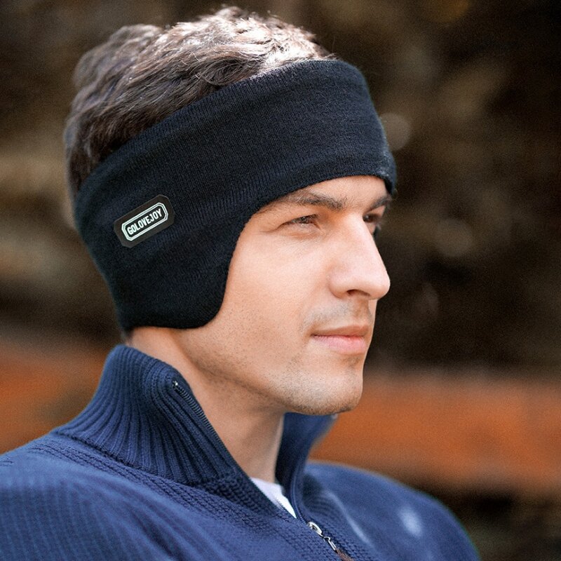 Winter Ear Warmer Sport Headband Men Women Fleece Stretchy Thermal Ear Muffs for Warkout Running Hiking Ski Cycling Jogging