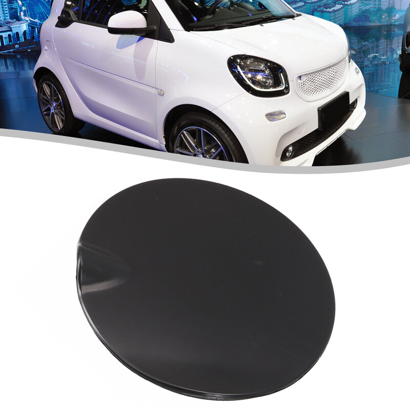 Tapa de puerta de combustible, mejora el estilo de tu Mercedes Smart Fortwo con esta tapa de puerta de combustible negra de fácil instalación
