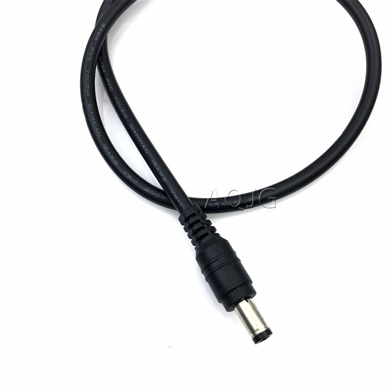 18AWG DC Power Plug 5.5X2.1Mm Male Ke 5.5X2.1Mm Male CCTV Adapter Connector Cable 12V 10A Kabel Power Extension 0.5M/1.5M
