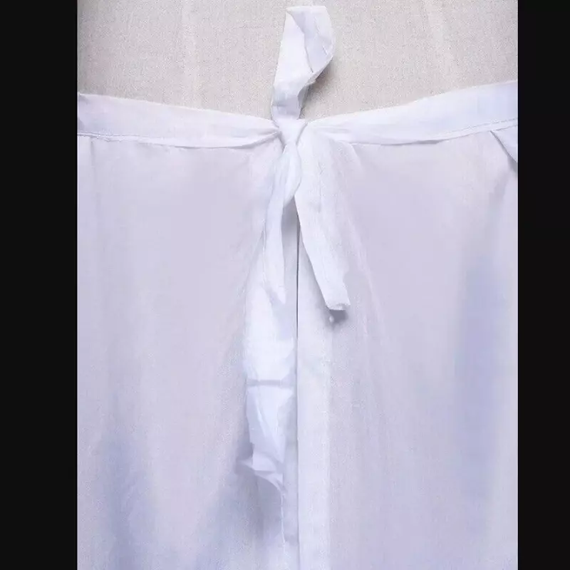 Rok dalam selip Crinoline A-Line 3 hoop putih kualitas tinggi untuk gaun pesta gaun pernikahan