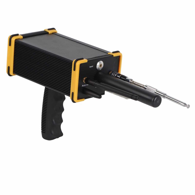 Precisão alta Handheld do detector metais sistema busca 3280ft escala metal Finder Scanner dispositivo amarelo