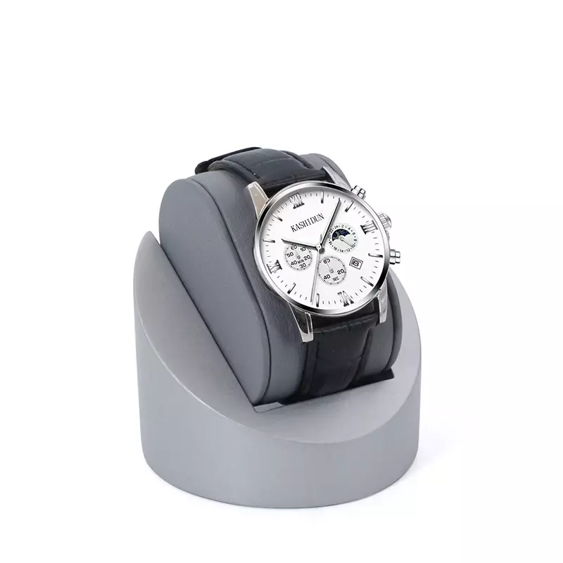 Luksusowy uchwyt na zegarek organizator wyświetlacz bransoletka stół zegarek stojak mechaniczny na męskie zegarki Case Store biżuteria tajemnicze pudełko