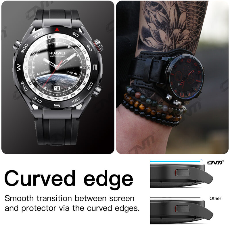 Szkło hartowane 9H Premium do zegarka Huawei zegarek do inteligentnego zegarka Huawei Ultimate akcesoria do folii ochronnej