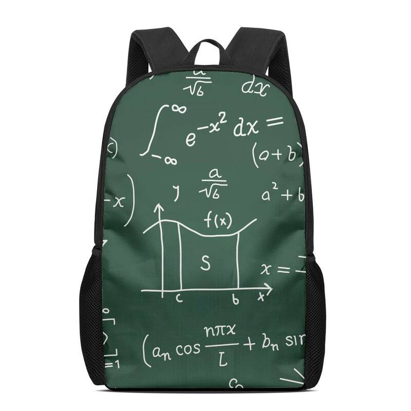 Mathe Gleichungen Muster Rucksack Mädchen Jungen Schüler Schult asche leichte Bücher tasche Laptop tasche Teenager täglich lässig Rucksack