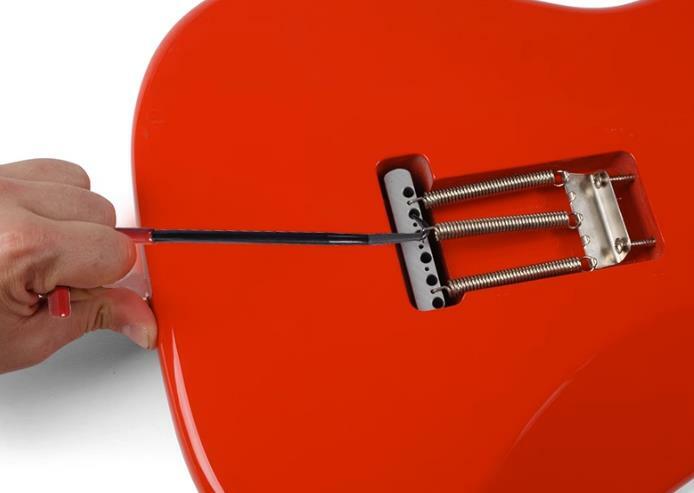 Guitarra Elétrica Sistema De Ponte De Vibração, gancho De Remoção De Mola, 2-Shaft