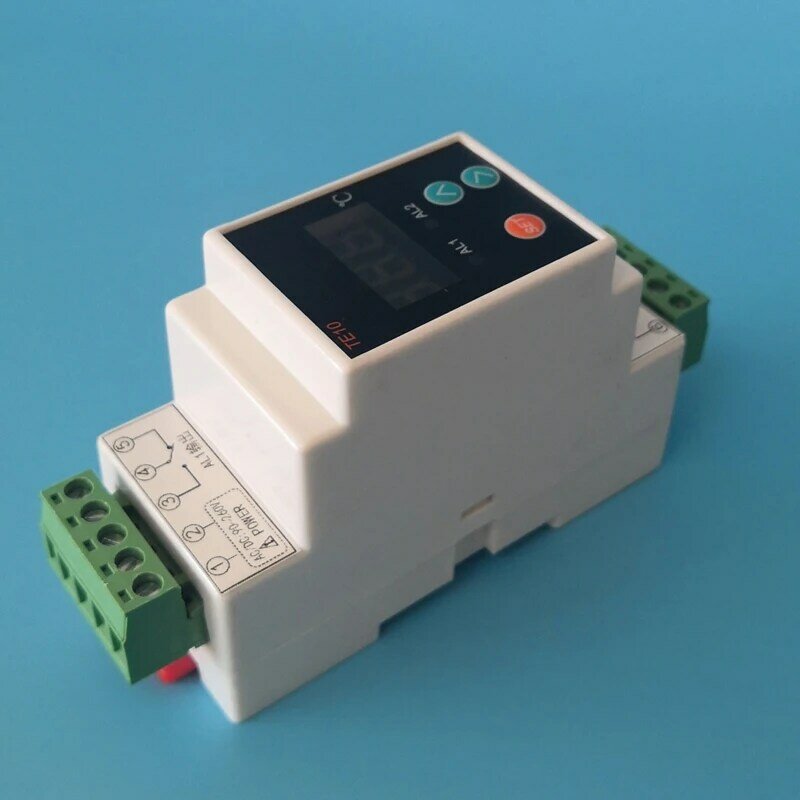 -40~110℃ Din Rail Thermostat w/ Sensor 2 Way Relay Output Temperature AC90~260V 367D