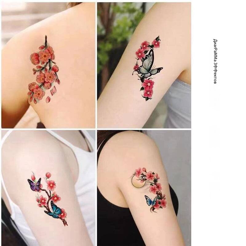 Temporary tattoo paper, inkjet tattoo sticker, body painting, hand, leg, neck tattoo sticker, disposable tattoo sticker