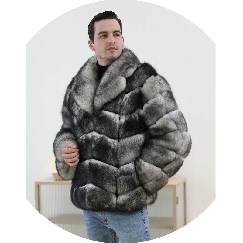 本物のキツネの毛皮のコート,ロング,冬用,暖かい