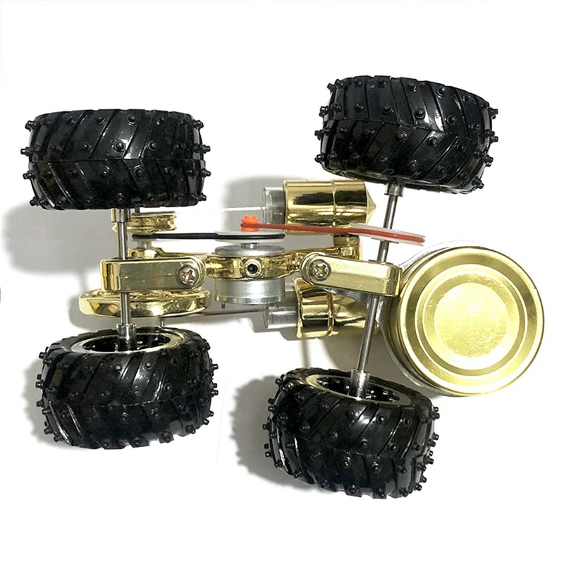 Stirling motor modelo carro motor brinquedo educativo, Física Experiência Científica, Steam Power Experiment Presente