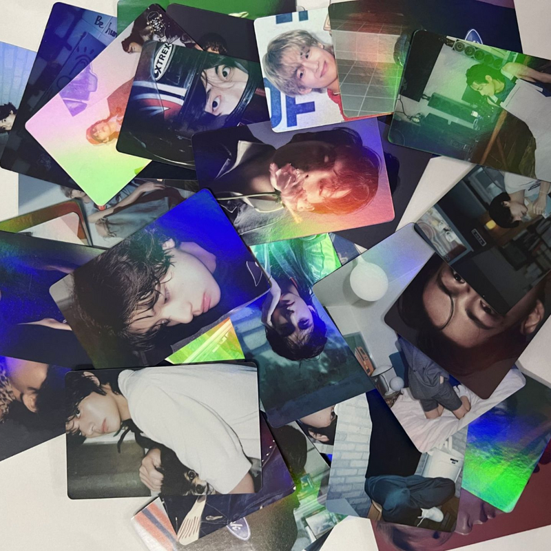XIURAN V Layover Mini Álbum Photocard, cartão KPOP Lomo, estoque pronto, 55pcs por caixa