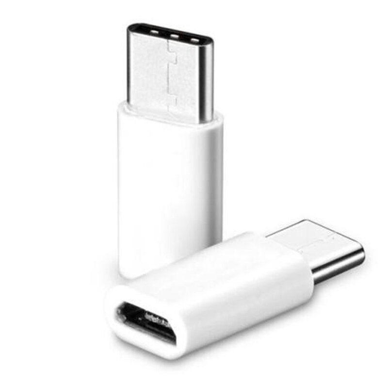 Adaptor pengisi daya adaptor USB mikro ke tipe-c, adaptor pengisi daya untuk ZTE Micro USB ke tipe-c