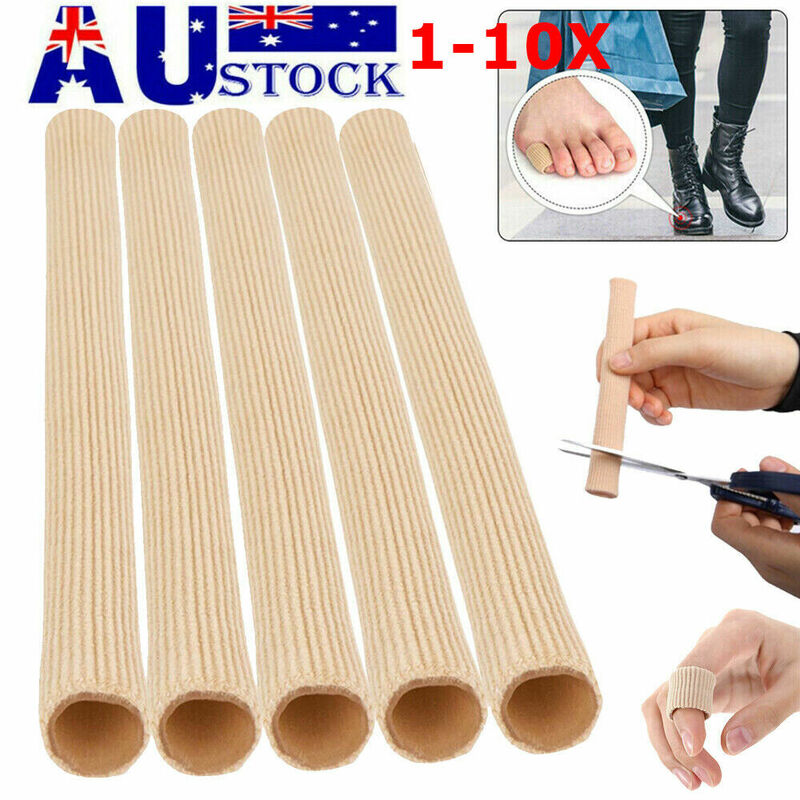 1Pcs Silicone Cover Cut Fabric Toe Separator Spacer Tube Sleeve Caps Valgus Corrector Hammer Protector Finger Foot Care Pedicure
