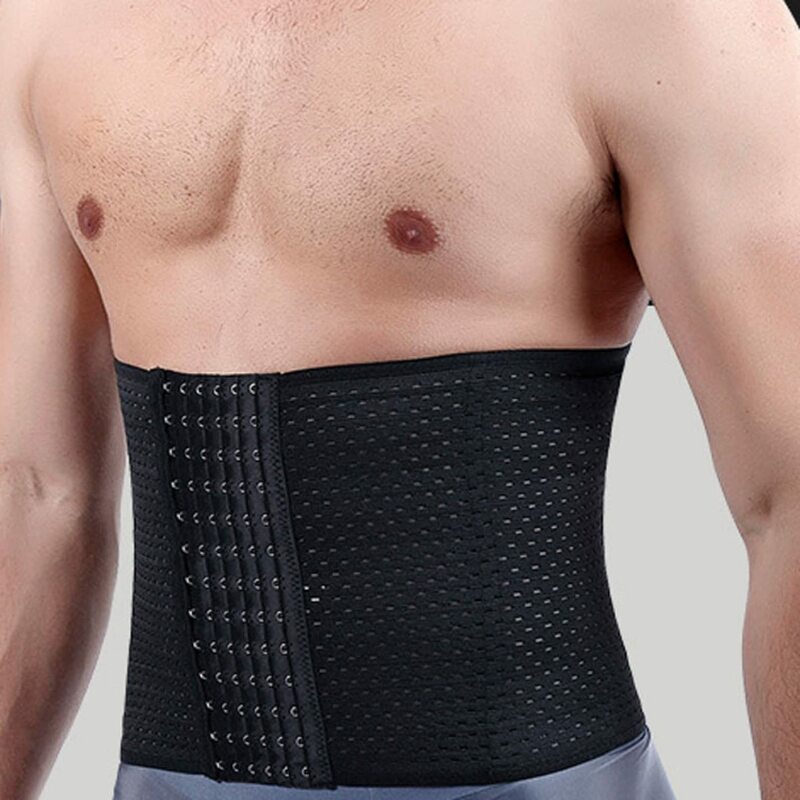 Uomini compressione Shapewear vita Trainer Trimmer cintura corsetto per addome pancia Shapers controllo della pancia Fitness dimagrante Body Shaper