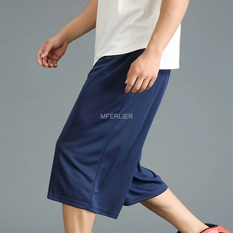 Летние 7XL Талия 150 см большие размеры шорты 5XL 6XL тонкие стильные свободные мужские шорты
