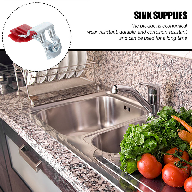 Sink Clips Kitchen Undermount Mounting Brackets For Clip Parts Granite Mount Countertop Sewer Support Fixing Accessories
