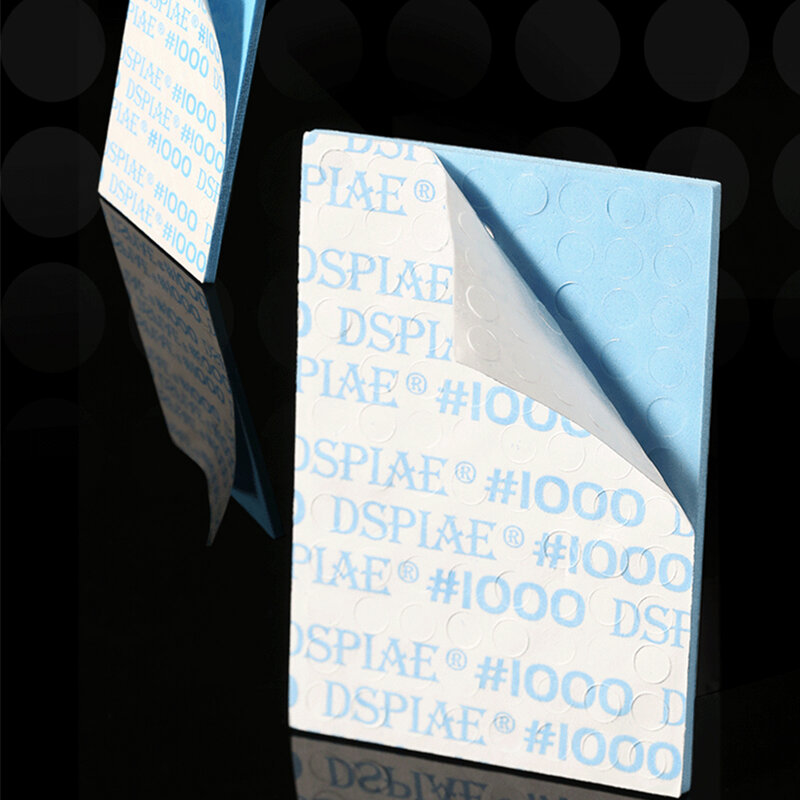 Dspiae SS-C02 SS-C01แบบมีกาวในตัวแผ่นฟองน้ำทรายกระดาษทรายแบบสองด้านเครื่องมือขัดฟองน้ำ