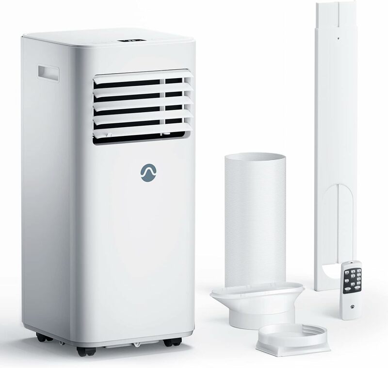 Condicionador de ar portátil para sala, 10000 BTU, AC portátil, até 450 Sq Ft. Unidade AC desumidificador e ventilador, 3 em 1, ventilador