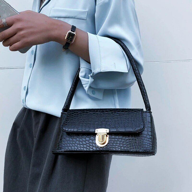 Borsa da donna 2022 Designer di marca Flap Hasp Handbags Lady borsa a tracolla moda coreana borse quadrate Casual in pelle PU Stone Grain