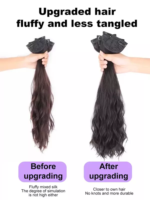 Искусственные волосы в пучок Заколка-краб модный пучок волос головной убор искусственные волосы с шпильками женские аксессуары