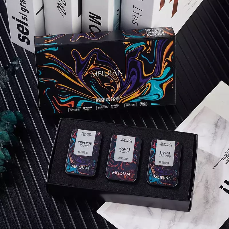 Neutral Feste Balsam Frische Parfums für Männer und Frauen Tragbare Düfte langlebig Parfüm Creme Set Deodorant Antitranspirantien