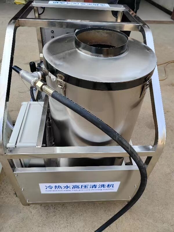 Máquina de lavar a vapor móvel, Equipamento de limpeza de óleo, Água quente e fria, Limpador de alta pressão
