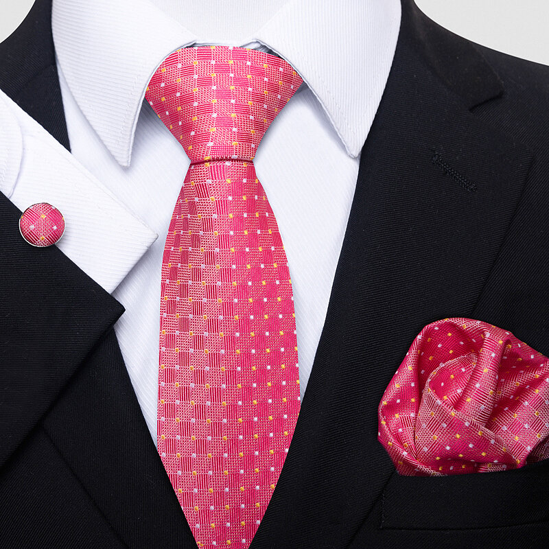 65 cores moda dropshipping feriado presente gravata bolso quadrados botão conjunto gravata azul homem acessórios de casamento ajuste local de trabalho