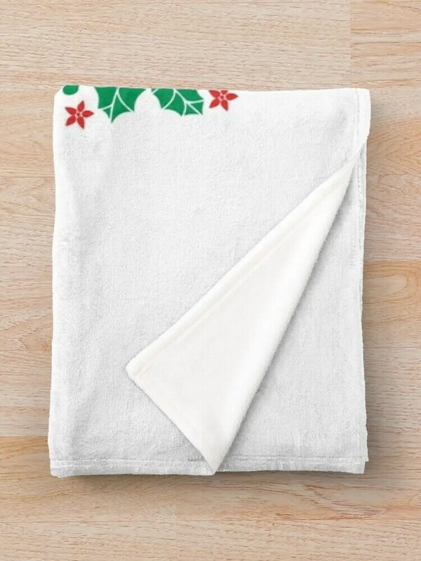 Black Santa Claus Christmas T-Shirt Throw Blanket Thin Blankets Vintage Blanket Nap Blanket Multi-Purpose